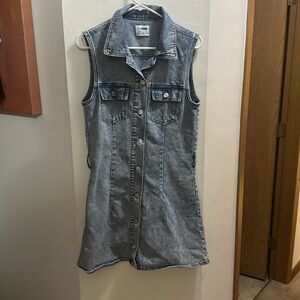 DENIM BUTTON UP DRESS